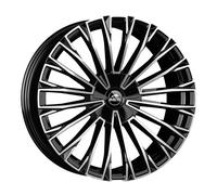 LLANTAS ANTERA A103 PARA SEAT LEON 8.5X20 5X108 PIANO BLACK DIAMOND NO8