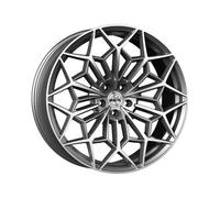 LLANTAS ANTERA A105 PARA BMW SERIE 6 GRAN TURISMO 8.5X21 5X112 MOON GREY DIAMON