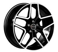 LLANTAS AVUS AC-519 PARA LEXUS IS 220 D 7.5X18 5X114.3 BLACK POLISHED VGA