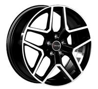 LLANTAS AVUS AC-519 PARA PEUGEOT 3008 7.5X18 5X108 BLACK POLISHED FM4
