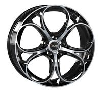LLANTAS AVUS AC-520 PARA ALFA ROMEO TONALE 9X19 5X110 BLACK POLISHED FOT