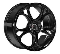 LLANTAS AVUS AC-520 PARA ALFA ROMEO STELVIO 8.5X20 5X110 BLACK ZBX