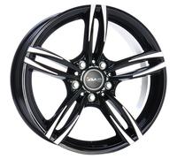 LLANTAS AVUS AC-MB3 PARA BMW X3 9.5X20 5X120 BLACK POLISHED 5CB