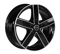 LLANTAS AVUS AC-V51 PARA OPEL COMBO M1 6.5X16 5X108 BLACK POLISHED Z9U