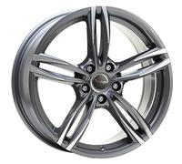 LLANTAS AVUS AF15 PARA BMW SERIE 5 8X18 5X112 ANTHRACITE POLISHED SOJ