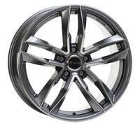 LLANTAS AVUS AF16 PARA SEAT LEON 7.5X17 5X100 ANTHRACITE POLISHED WPM