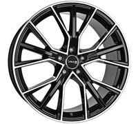 Avus Llantas AF18 10.5x22 5x112 para Mercedes-Benz GLE SUV Negro Pulido 46D