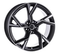 LLANTAS AVUS AF20 PARA VOLKSWAGEN GOLF VI PLUS 8.5X19 5X112 BLACK POLISHED UTV