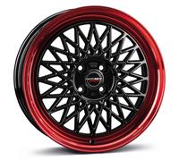 Llantas Borbet B 7.0x17 ET38 4x100 SWRRED para Mazda 2 323 323F 323S MX-5 MX-5 R