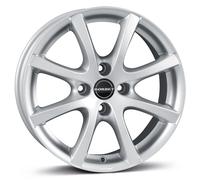 Borbet Llantas LV4 6.5x15 ET40 4x100 SIL para VW Golf, Lupo, Polo y Vento