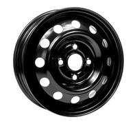 LLANTAS DE ACERO ALCAR ACCIAIO 3553 PARA HYUNDAI I10 5.5X14 4X100 BLACK 6PI