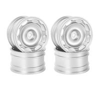 Llantas de aleación de Aluminio de 4 Piezas for Tam-IYA M03 M04 M05 M06 M07M08 MB-01 XM-01 MF01-XM, mejoras de chasis Plateadas.