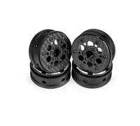 Llantas de fibra de carbono de 4 piezas de 1,9 pulgadas compatibles con de orugas de coche RC a escala 1/10 como RR10 TF2 Gmade R1 Cheater Rigs 1.9S Piezas de actualización de bricolaje(4PCS D)