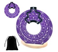 Llantas de Fifths Wheel - Guitar Music Theory Disc, Dicorda Wheel con soporte para stand | Instrumento de teoría de la música fácil de leer, Circulo de guitarra de Quinti para guitarristas, bajistas