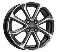 LLANTAS DEZENT KT DARK PARA KIA RIO 6X15 4X100 GUNMETAL/POLISHED S2O