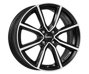 LLANTAS DEZENT TN DARK 6.5X16 4X98 BLACK/POLISHED 490