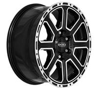 LLANTAS DOTZ KALAHARI DARK PARA VOLKSWAGEN AMAROK 8X18 5X120 BLACK/POLISHED DAI