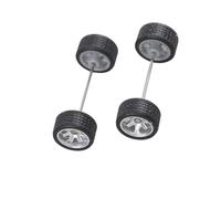 Llantas elegantes de aleación 1:64 de alta calidad, llantas de goma para recoger neumáticos de deriva, recorrido corto, piezas de camión, accesorios de modificación de automóviles