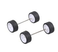 Llantas elegantes de aleación 1:64 de alta calidad, llantas de goma para recoger neumáticos de deriva, recorrido corto, piezas de camión, accesorios de modificación de automóviles