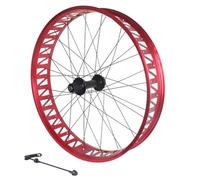 Llantas Fat Bike de 26 pulgadas x 4.0/4.9 pulgadas para nieve, rueda trasera, buje de cassette con rodamientos de 36 agujeros, juego de ruedas de aleación de aluminio, freno de disco, cierre rápido,