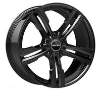 LLANTAS GMP REVEN PARA BMW SERIE 1 7.5X17 5X120 GLOSSY BLACK U21