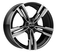 LLANTAS GMP REVEN PARA BMW SERIE 3 COUPE 2012-2018 7.5X17 5X120 BLACK DIAMO M5G