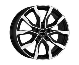 LLANTAS MAK HIGHLANDS PARA JEEP GRAND CHEROKEE 8.5X20 5X127 BLACK MIRROR 3XC