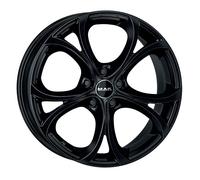 LLANTAS MAK LARIO PARA OPEL CORSA OPC 7.5X17 5X110 GLOSS BLACK W3M