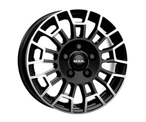 LLANTAS MAK NOMAD PARA SSANGYONG KYRON 7.5X18 5X130 BLACK MIRROR N98