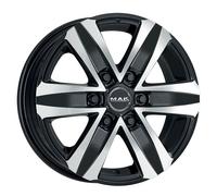 LLANTAS MAK STONE 6 PARA TOYOTA HILUX 4WD M1 8X18 6X139,7 BLACK MIRROR 1L0