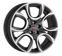 LLANTAS MAK TORINO W PARA FIAT PANDA CROSS 6X15 4X098 GUN MET-MIRROR FACE HMC