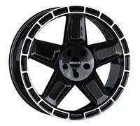 LLANTAS MAK TREK PARA AUDI E-TRON 9X20 5X112 GLOSS BLACK MIRROR RING Z5I