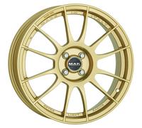 LLANTAS MAK XLR PARA CHEVROLET AVEO 7.5X18 4X100 GOLD 3JK