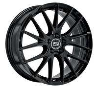 MSW Wheels Llanta de aluminio MSW 29 8x18 5x112 Gloss Black para Skoda Kodiaq ZAT