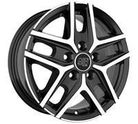 Llanta aluminio MSW MSW 40 VAN 16" 6.5J 5x118 ET 65 71.1 GLOSS BLACK FULL POLISH