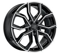 LLANTAS MSW MSW 41 PARA HYUNDAI I30 8X19 5X114.3 GLOSS BLACK FULL POLISHED K2D