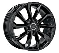 Llanta De Aluminio Msw 42 8x18 5x112 Et48 Brillo Negro