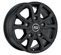LLANTAS MSW MSW 48 VAN PARA FIAT DUCATO CAMPER PCD 130 6.5X15 5X118 MATT BLACK