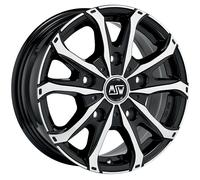 LLANTAS MSW MSW 48 VAN PARA MERCEDES-BENZ VITO M1 7.5X18 5X112 GLOSS BLACK 1MH