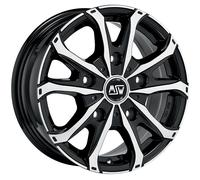 LLANTAS MSW MSW 48 VAN PARA OPEL GRANDLAND X 7X17 5X108 GLOSS BLACK FULL POLISH