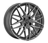 LLANTAS MSW MSW 50-4 PARA FIAT COUPE 7X17 4X100 MATT GUN METAL FULL POLISHED MG