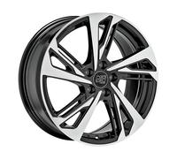 MSW Wheels Llantas MSW 60 para Audi TT Roadster 7.5x18 5x112 Gloss Black Full Poli ZNS