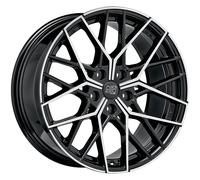 LLANTAS MSW MSW 74 PARA OPEL ASTRA TWIN TOP 8X19 5X112 GLOSS BLACK FULL POL YEC