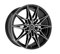 LLANTAS MSW MSW 75 PARA VOLKSWAGEN TIGUAN 8,5X20 5X112 GLOSS BLACK FULL POL VD0