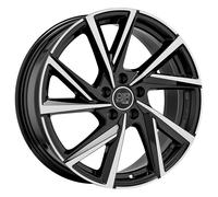 LLANTAS MSW MSW 80-5 PARA AUDI A4 AVANT 7X16 5X112 GLOSS BLACK FULL POLISHE 6Z2