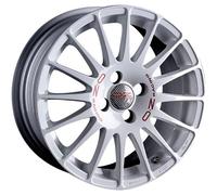 LLANTAS OZ RACING SUPERTURISMO WRC PARA KIA RIO 6X14 4X100 RACE WHITE RED LETTE