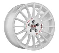 LLANTAS OZ RACING SUPERTURISMO WRC PARA MAZDA 323 7X16 4X100 RACE WHITE RED 8FR