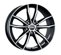 LLANTAS RIAL X12 PARA AUDI A6 AVANT 7.5 18 5 112 25 DIAMANT SCHWARZ FRONTPO M38