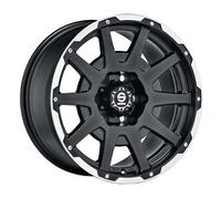 Llanta De Aluminio Sparco Dakar 7.5x17 5x112 Et35 Borde Pulido Negro Mate