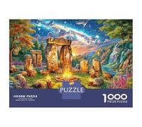 Llanura de Salisbury, Reino Unido Rompecabezas 1000 Piezas,Puzzle Difícil para La Familia - Tiempo De Calidad Y Diversión 52x38cm/1000pcs